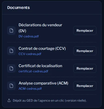 Documents classés dans un dossier Immotitre
